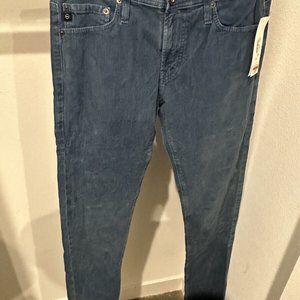 AG Adriano Goldschmied Light Blue corduroy pants 29x34 1783RGC MSRP $208 slim